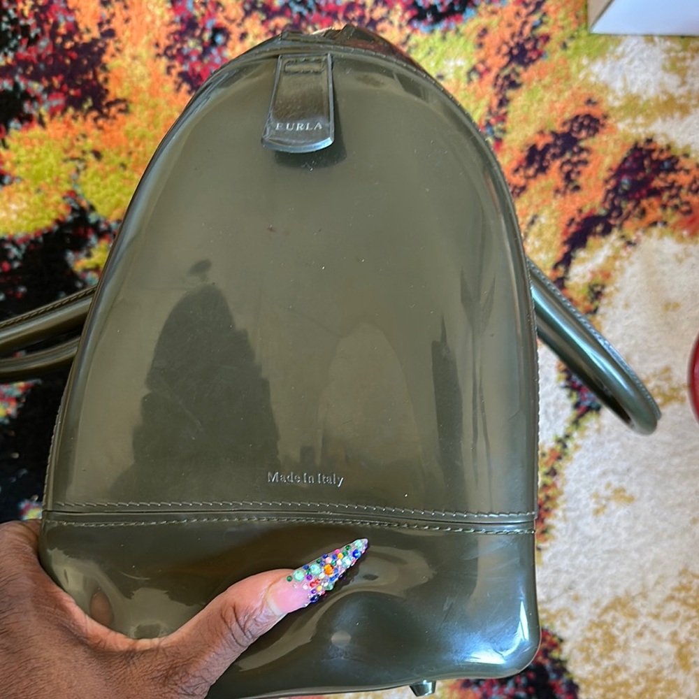 Furla Green Briefcase Sleek Professional Design - Picture 4 of 6
